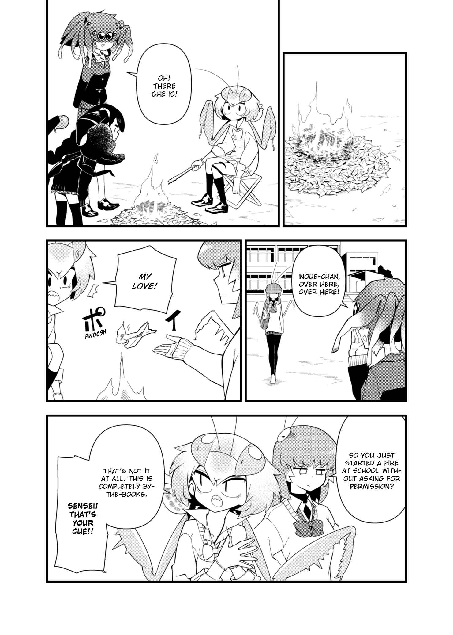 Page 2 Chapter 8 Carnivorous High School Mantis Akiyama
