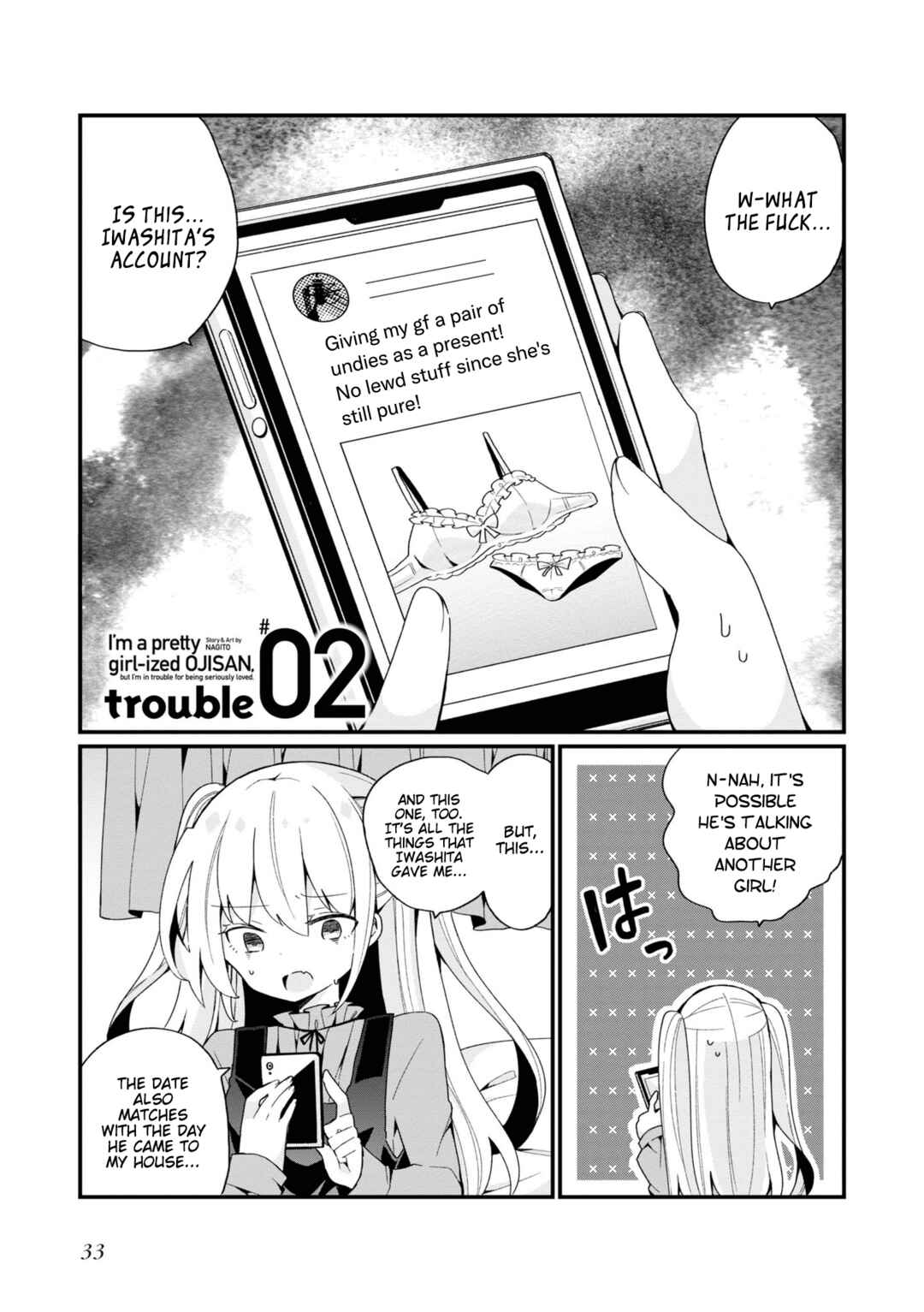 Page 1 Chapter 2 Bishoujokashita Oji-san dakedo, Gachi Koi sarete Komattemasu