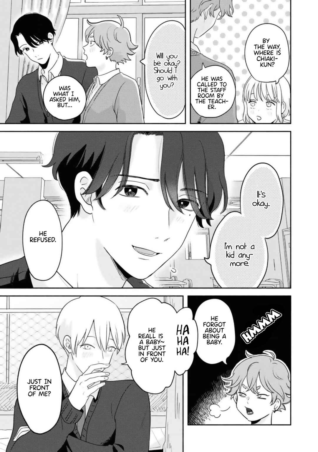 Page 12 Chapter 2 Chiaki-kun Mimamori Kurabu
