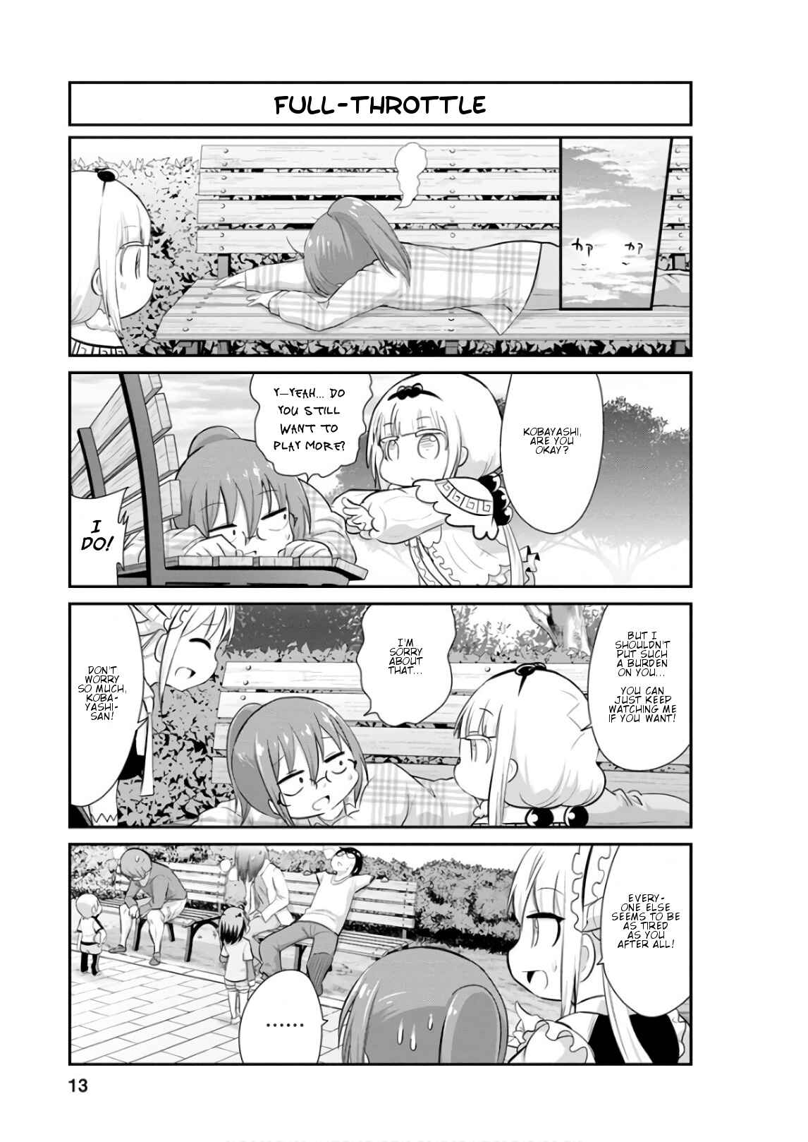 Page 13 Chapter 51 Kobayashi-san Chi no Maid Dragon: Kanna no Nichijou