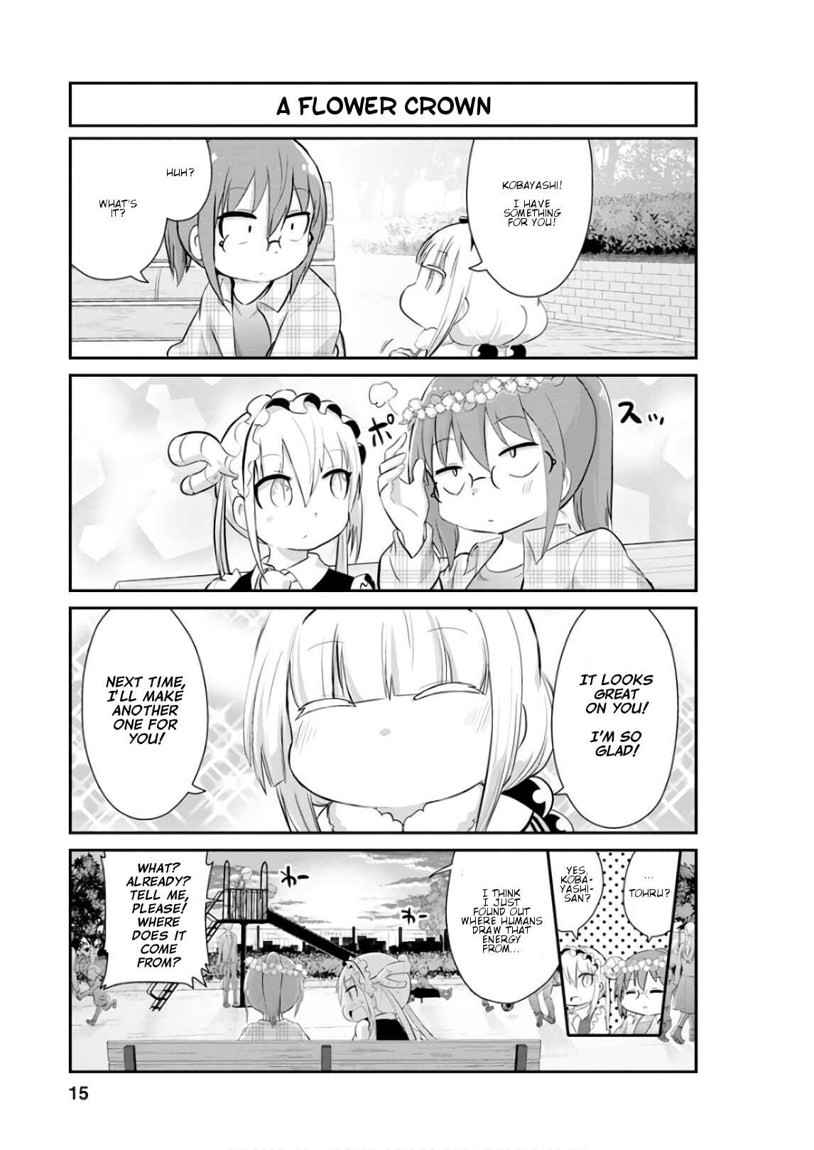 Page 15 Chapter 51 Kobayashi-san Chi no Maid Dragon: Kanna no Nichijou