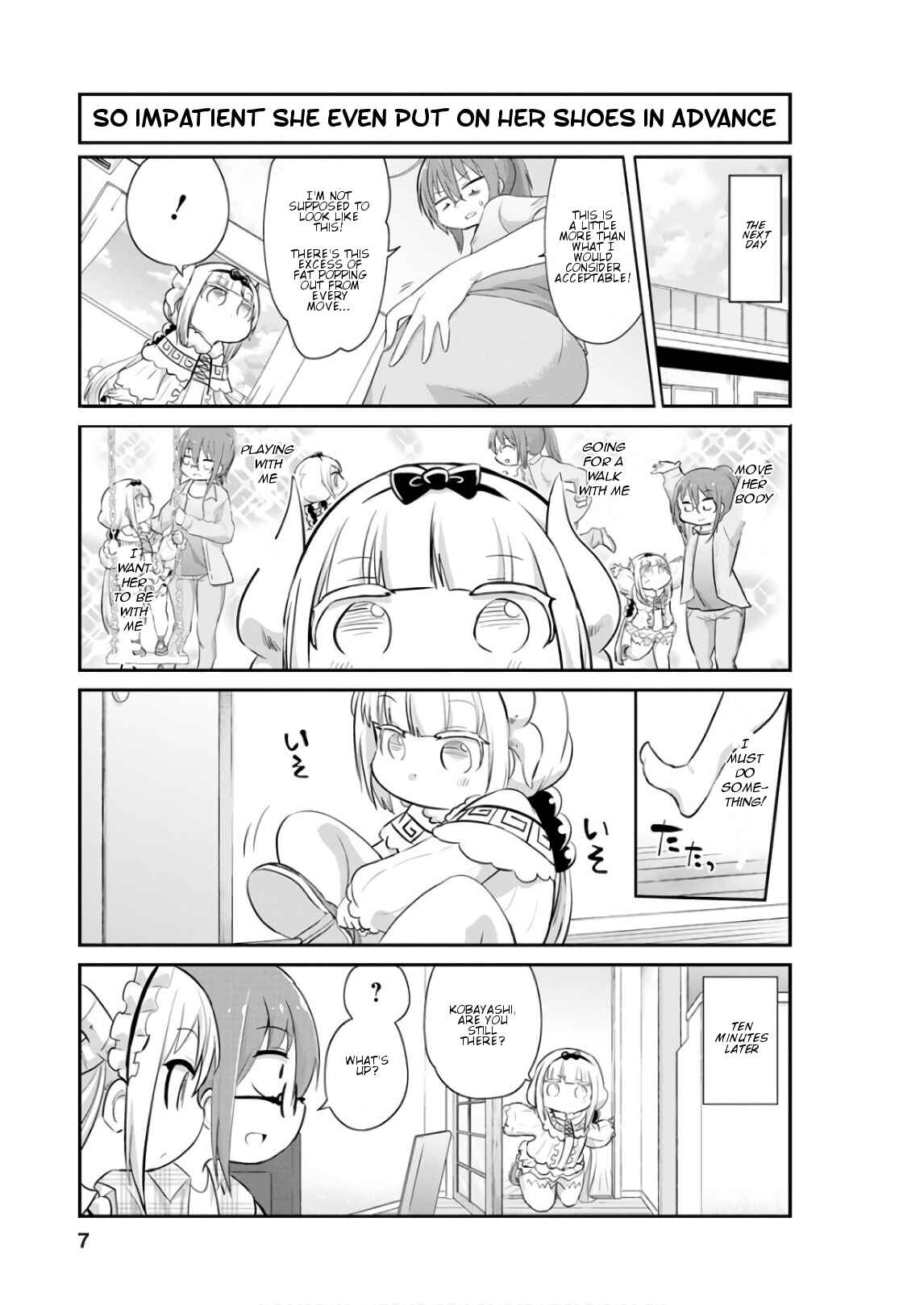 Page 7 Chapter 51 Kobayashi-san Chi no Maid Dragon: Kanna no Nichijou