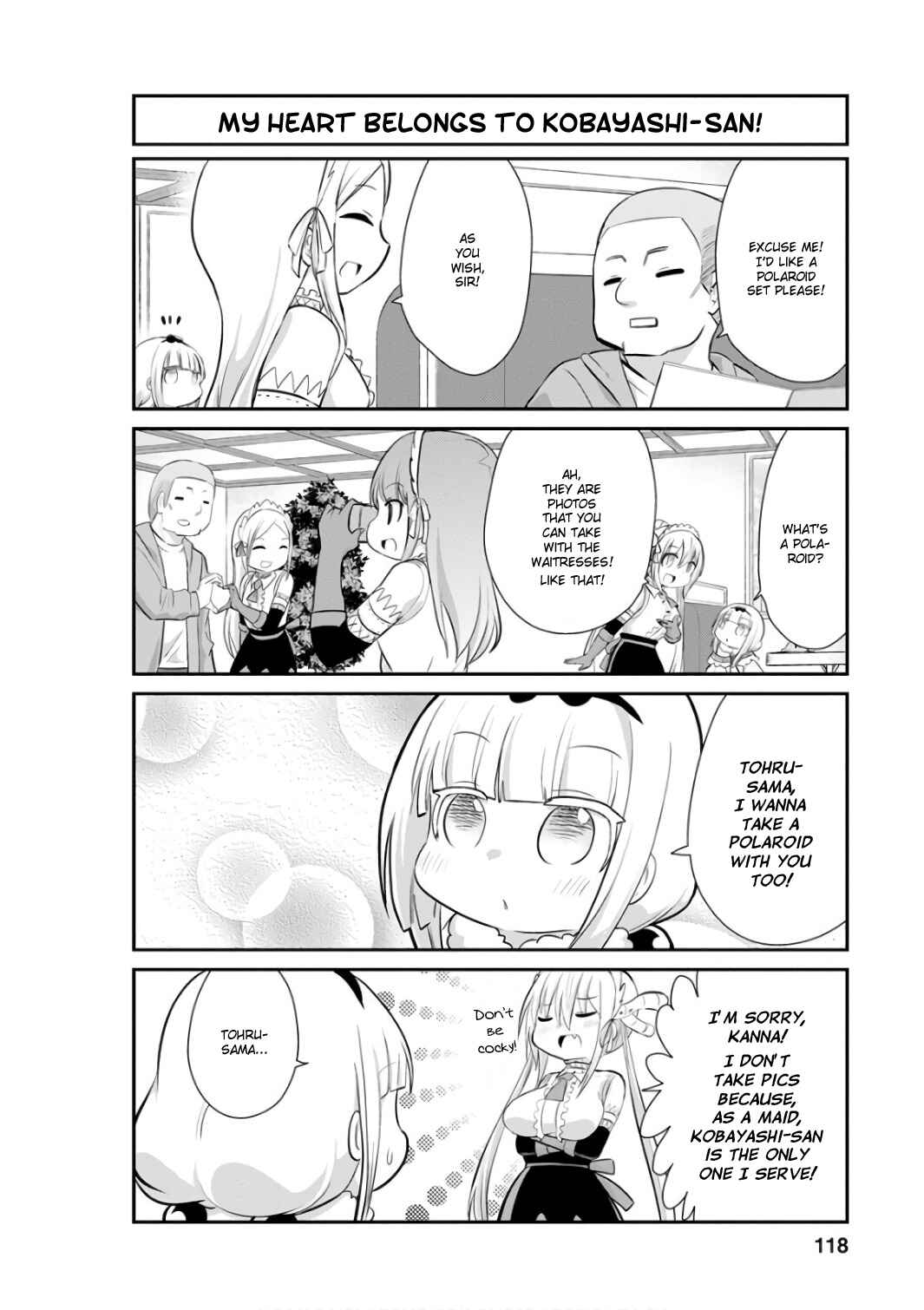 Page 8 Chapter 49 Kobayashi-san Chi no Maid Dragon: Kanna no Nichijou