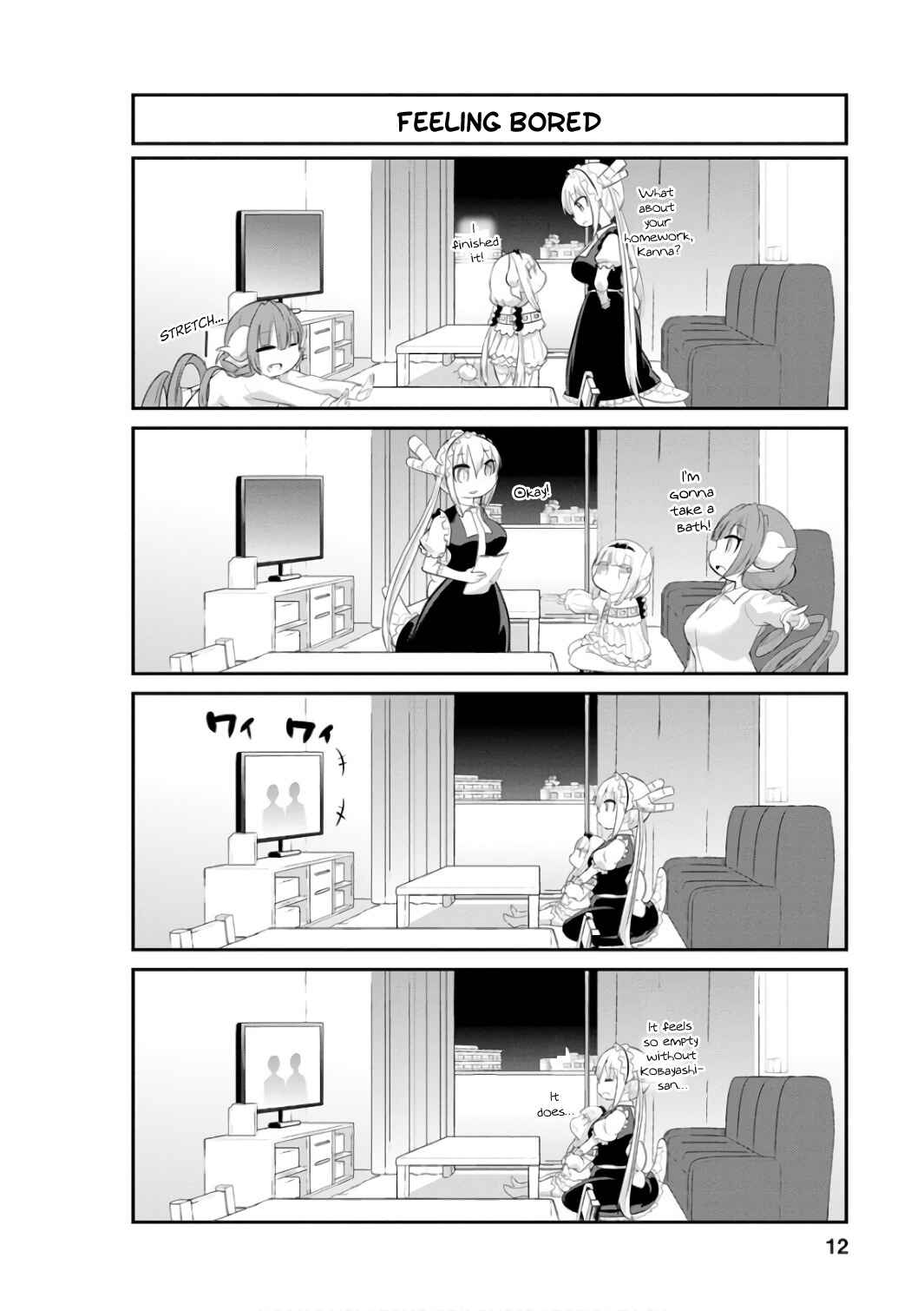 Page 12 Chapter 41 Kobayashi-san Chi no Maid Dragon: Kanna no Nichijou
