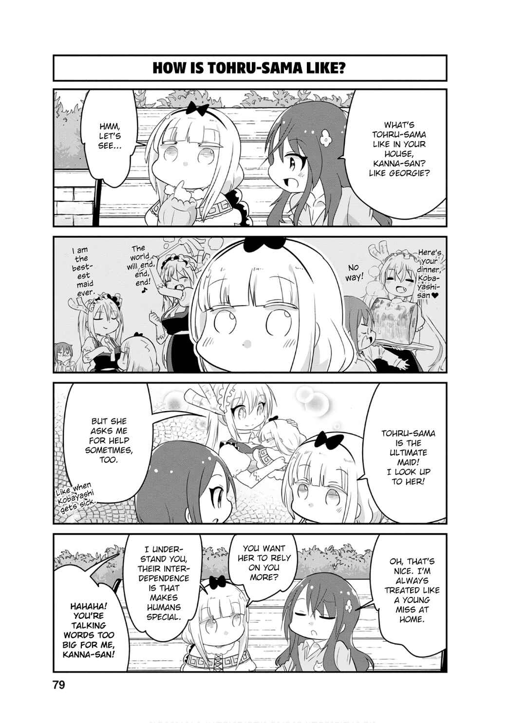 Page 7 Chapter 76 Kobayashi-san Chi no Maid Dragon: Kanna no Nichijou