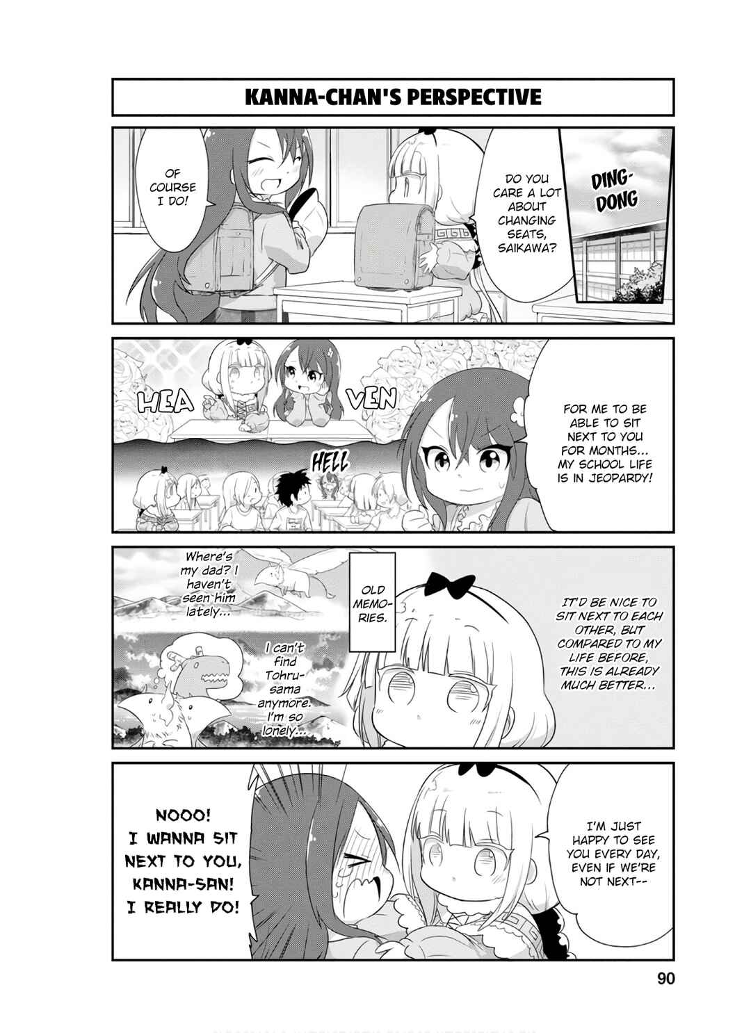 Page 4 Chapter 77 Kobayashi-san Chi no Maid Dragon: Kanna no Nichijou