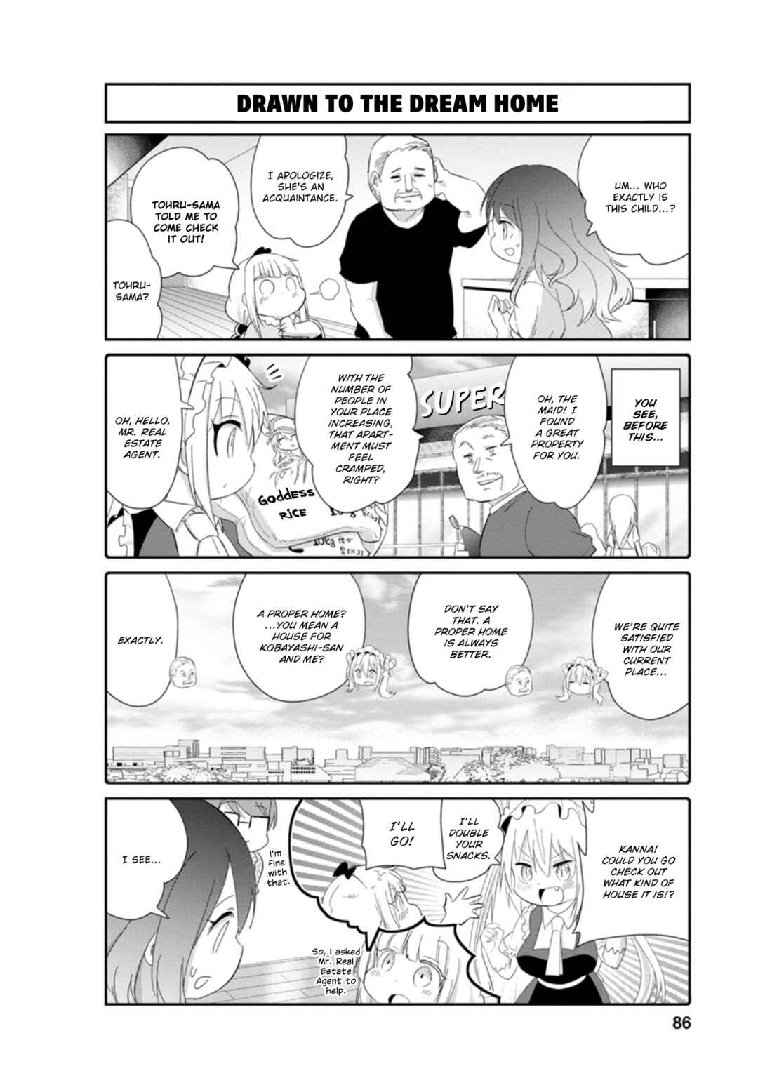 Page 2 Chapter 87 Kobayashi-san Chi no Maid Dragon: Kanna no Nichijou