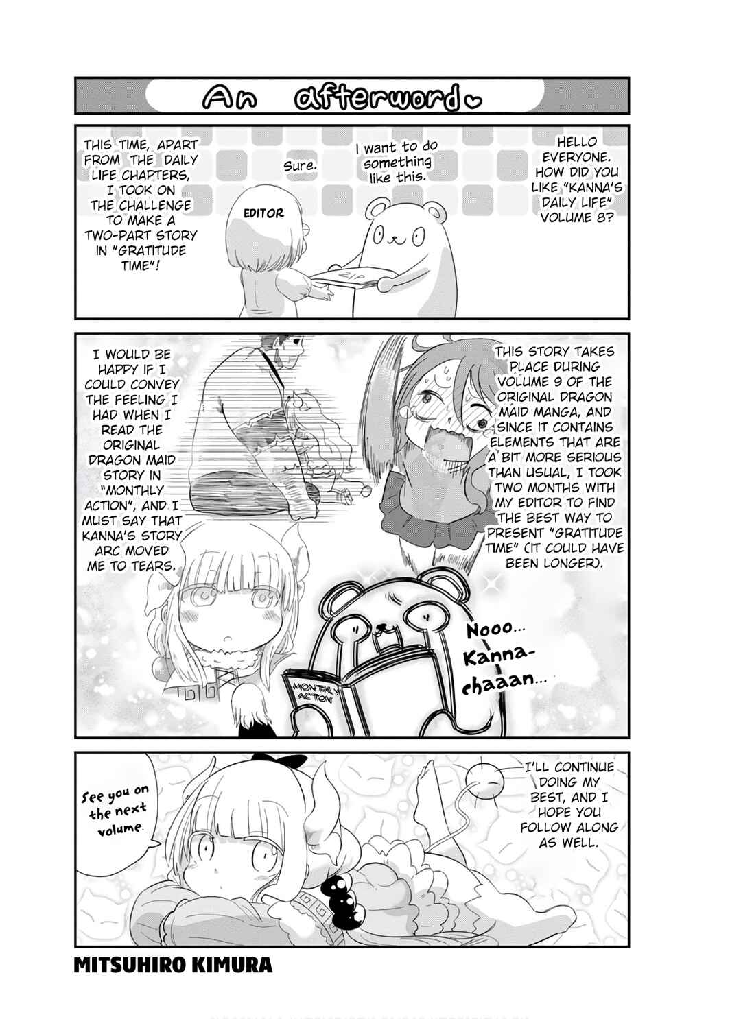 Page 1 Chapter 80.9 Kobayashi-san Chi no Maid Dragon: Kanna no Nichijou