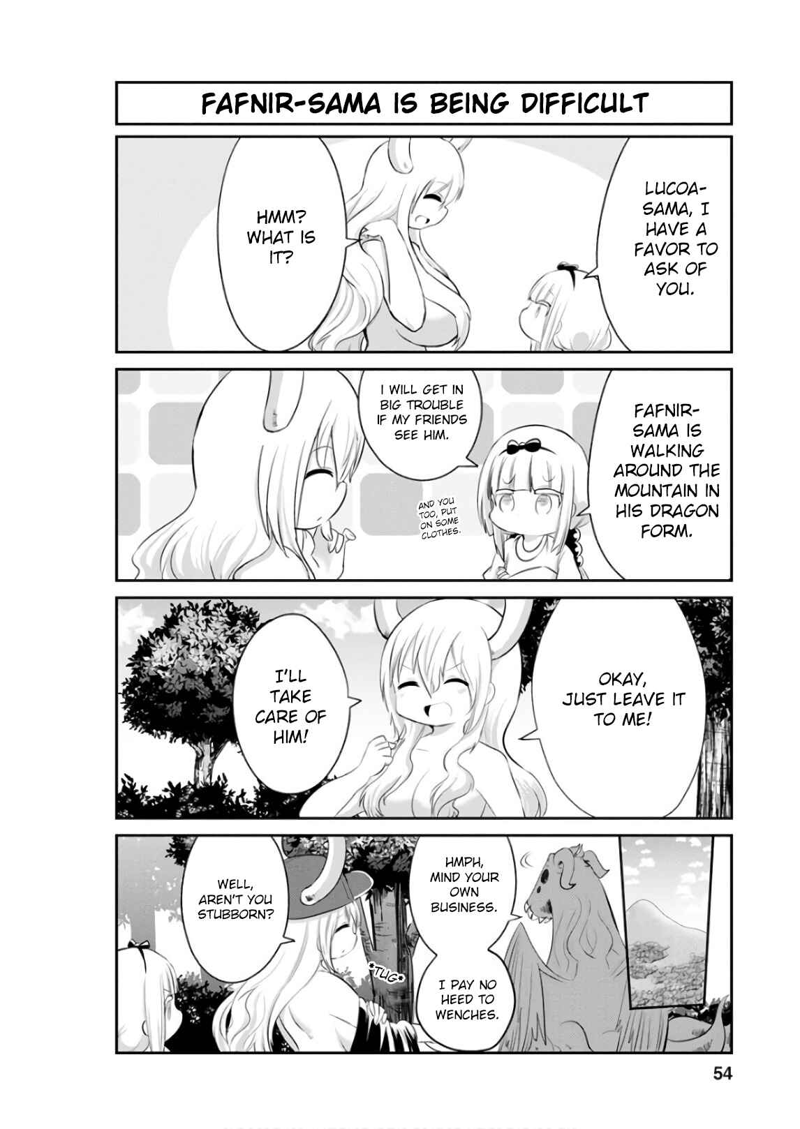 Page 10 Chapter 54 Kobayashi-san Chi no Maid Dragon: Kanna no Nichijou