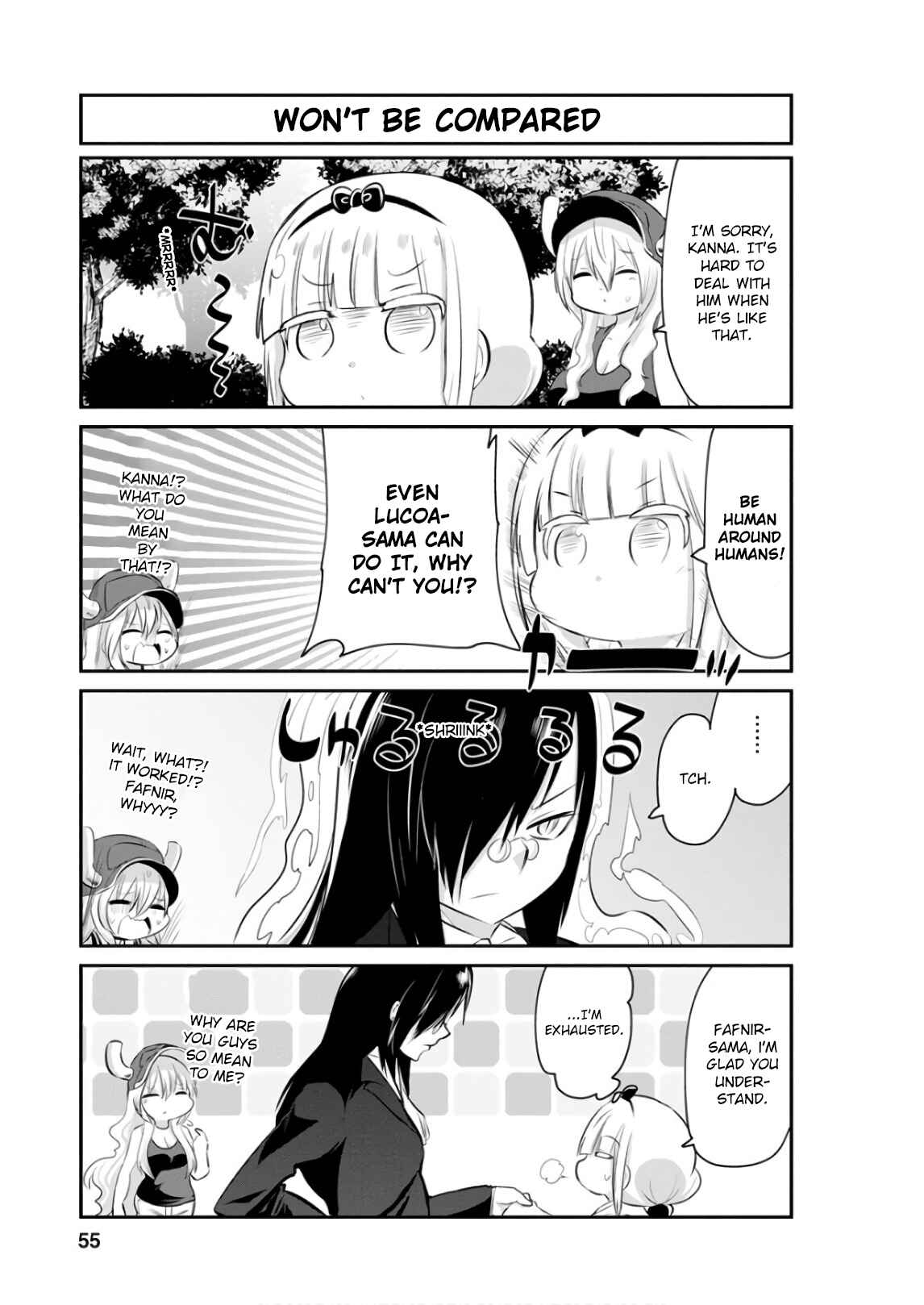 Page 11 Chapter 54 Kobayashi-san Chi no Maid Dragon: Kanna no Nichijou