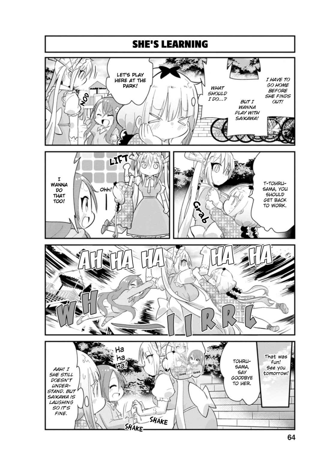 Page 8 Chapter 85 Kobayashi-san Chi no Maid Dragon: Kanna no Nichijou