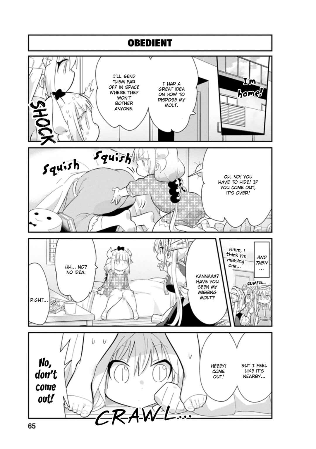 Page 9 Chapter 85 Kobayashi-san Chi no Maid Dragon: Kanna no Nichijou