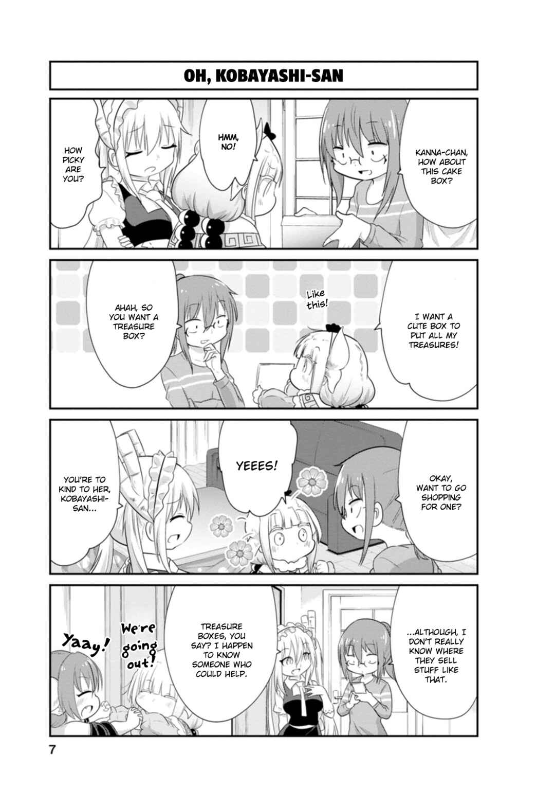 Page 3 Chapter 81 Kobayashi-san Chi no Maid Dragon: Kanna no Nichijou