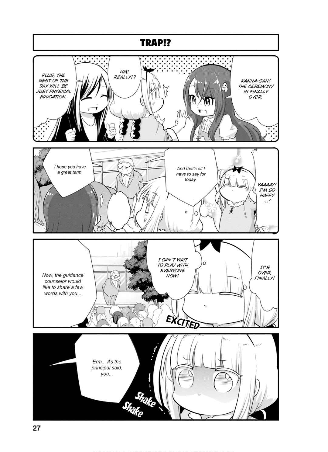 Page 9 Chapter 72 Kobayashi-san Chi no Maid Dragon: Kanna no Nichijou