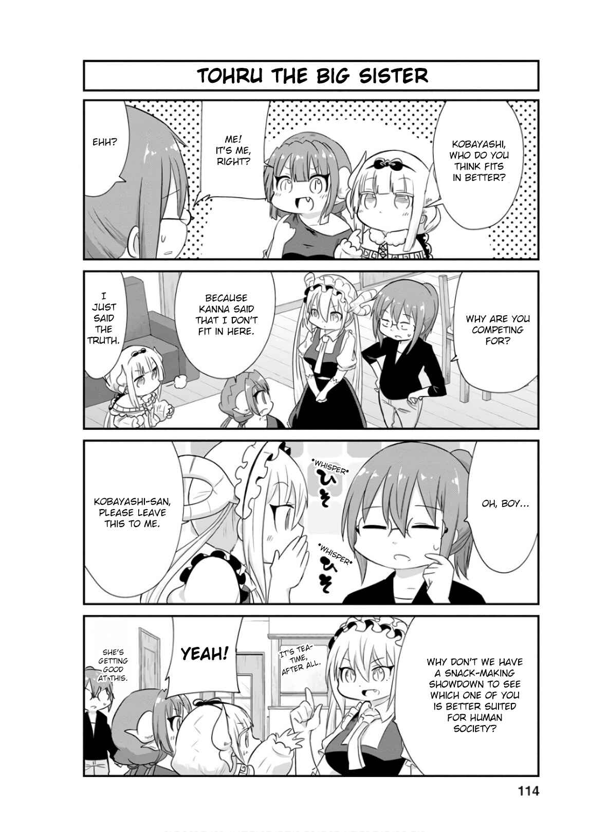 Page 4 Chapter 59 Kobayashi-san Chi no Maid Dragon: Kanna no Nichijou