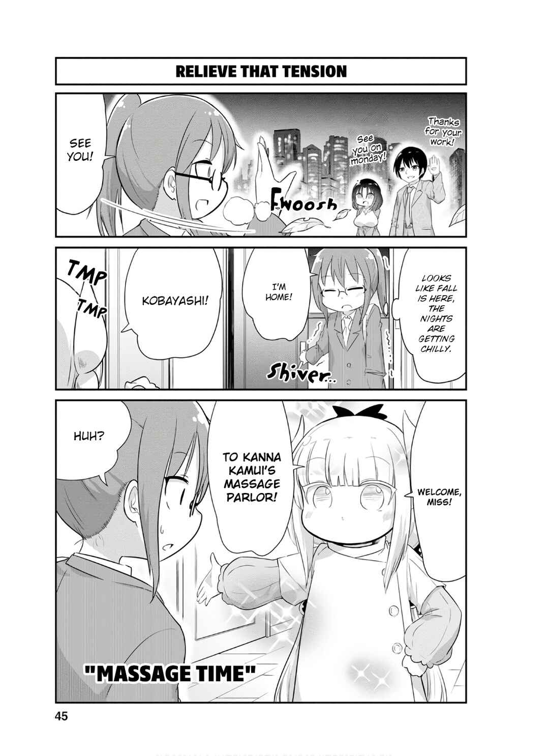 Page 1 Chapter 74 Kobayashi-san Chi no Maid Dragon: Kanna no Nichijou