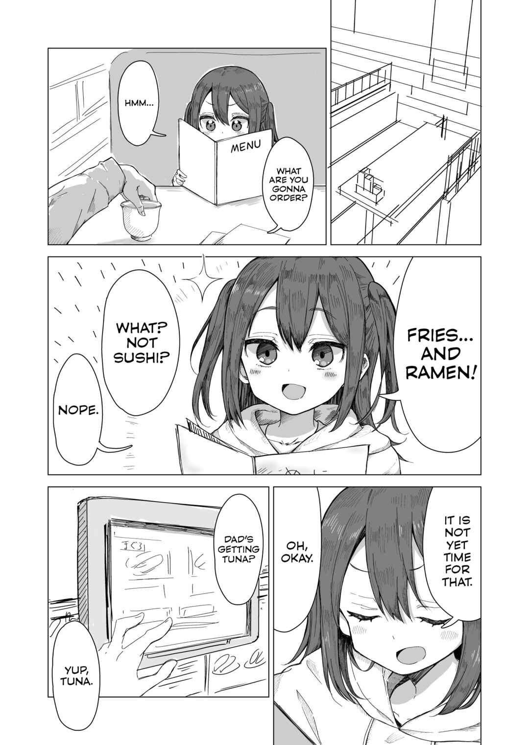 Page 2 Chapter Unknown_dd9e Oyako de Kaiten Sushi ni Iku Hanashi