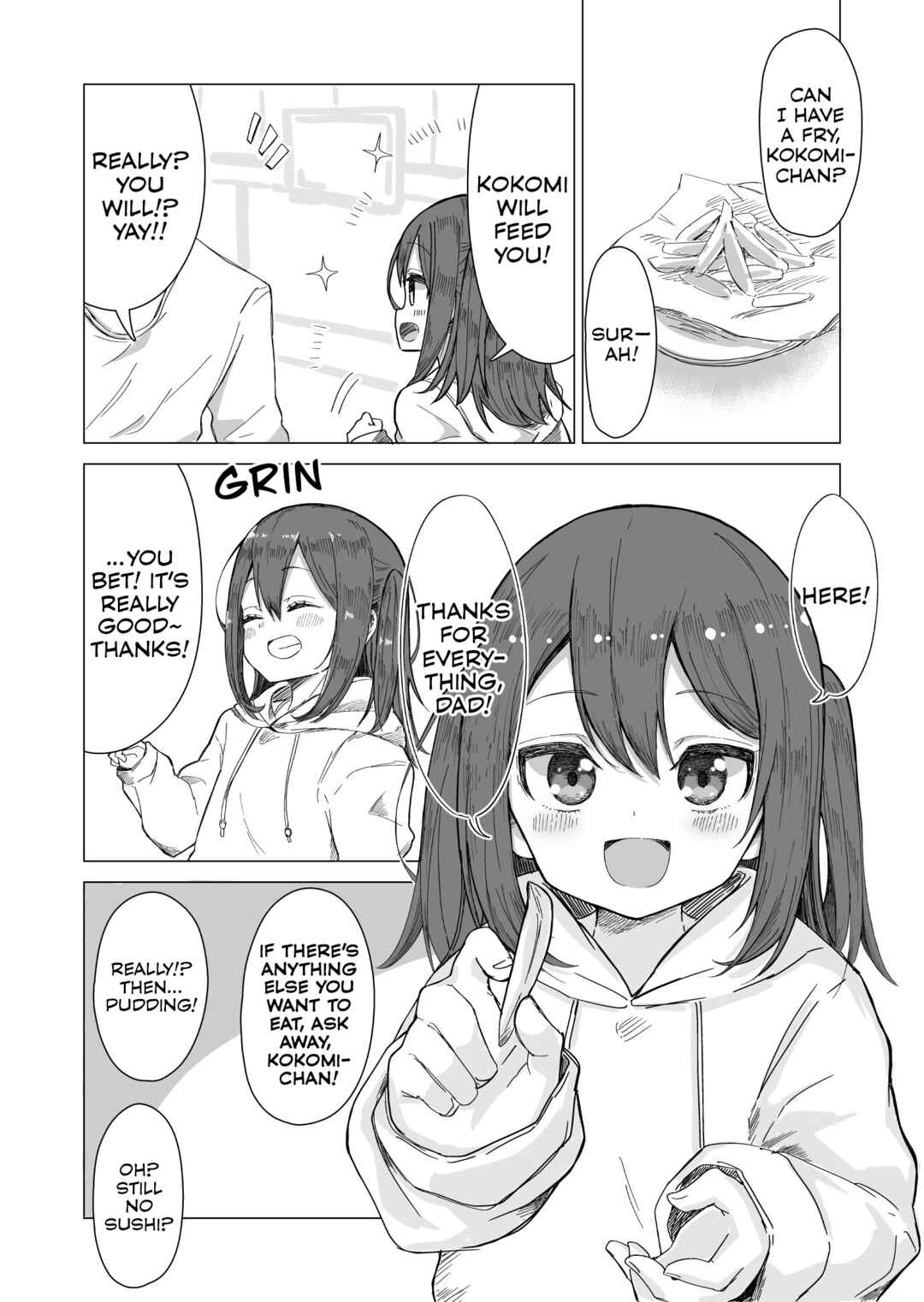Page 4 Chapter Unknown_dd9e Oyako de Kaiten Sushi ni Iku Hanashi