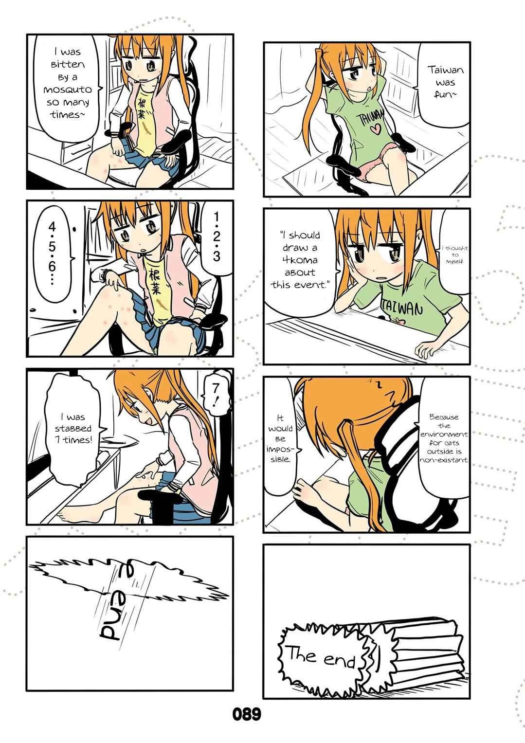 Page 5 Chapter 17 Jibun ga Twintail no Kawaii Onnanoko da to Omoikonde, Kyou no Dekigoto wo 4koma ni Suru