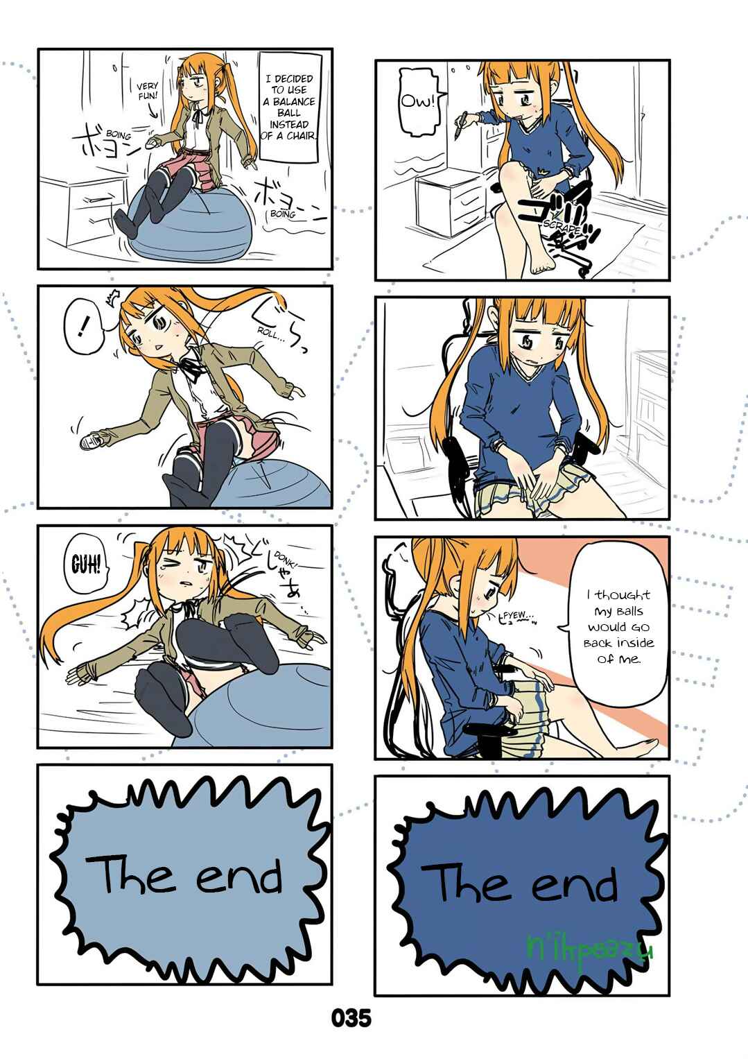 Page 9 Chapter 13 Jibun ga Twintail no Kawaii Onnanoko da to Omoikonde, Kyou no Dekigoto wo 4koma ni Suru
