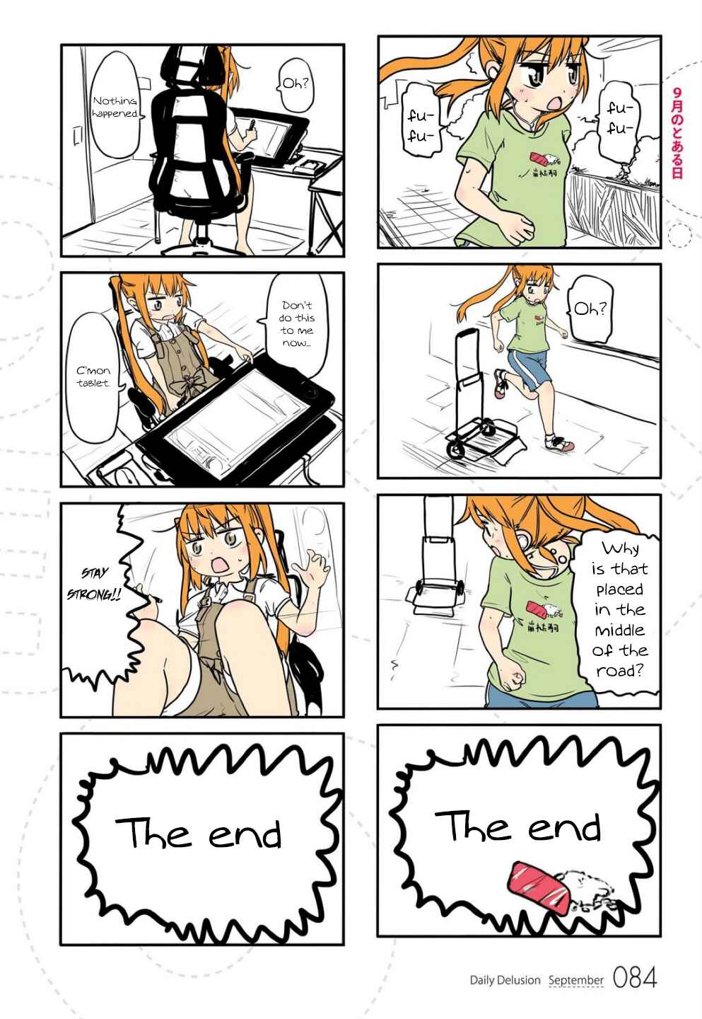 Page 2 Chapter 8 Jibun ga Twintail no Kawaii Onnanoko da to Omoikonde, Kyou no Dekigoto wo 4koma ni Suru