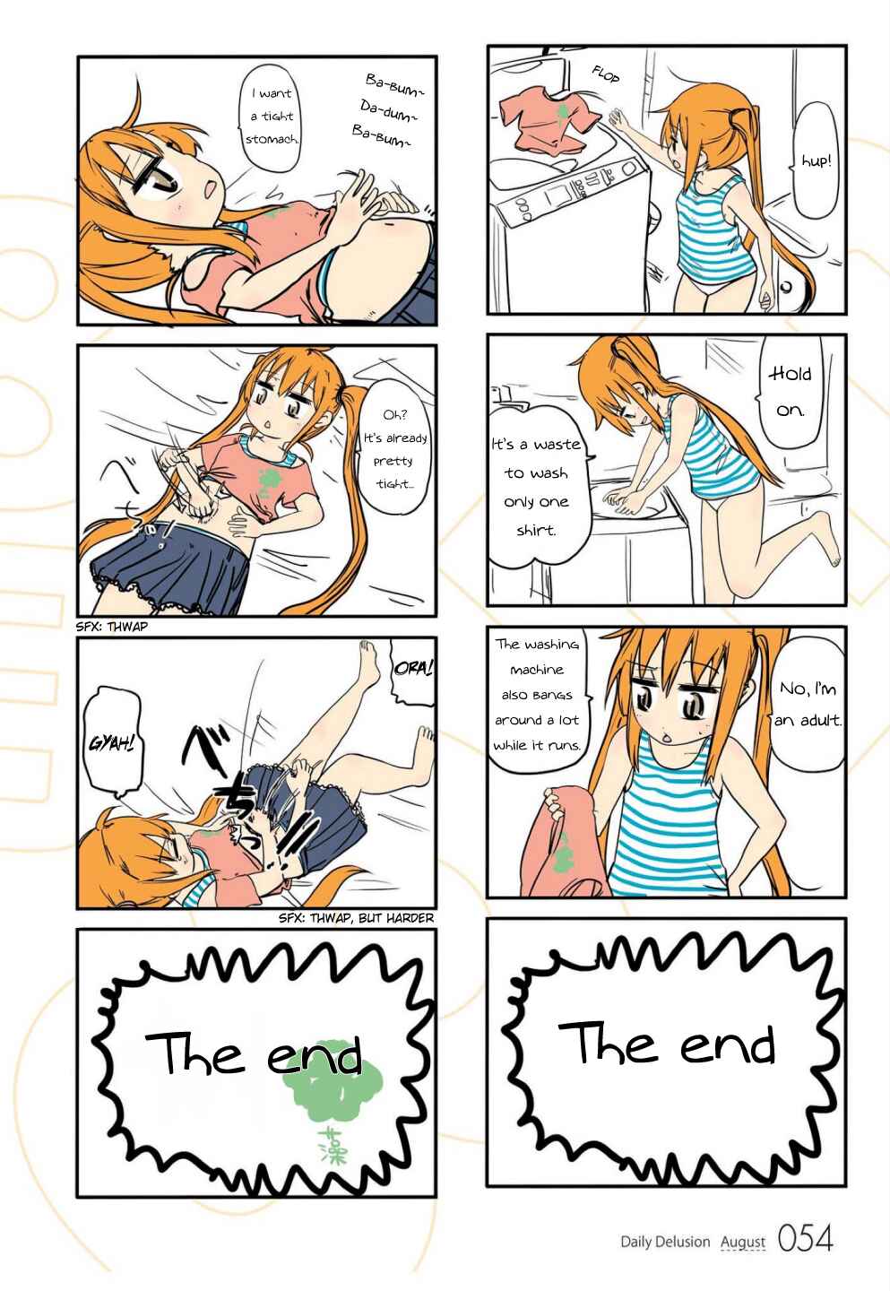 Page 10 Chapter 5 Jibun ga Twintail no Kawaii Onnanoko da to Omoikonde, Kyou no Dekigoto wo 4koma ni Suru