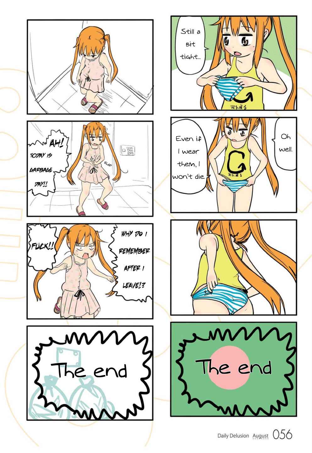 Page 12 Chapter 5 Jibun ga Twintail no Kawaii Onnanoko da to Omoikonde, Kyou no Dekigoto wo 4koma ni Suru