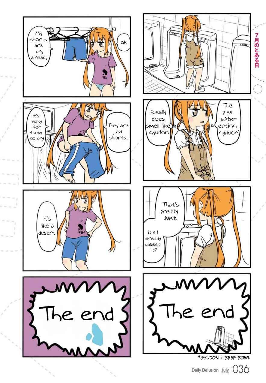 Page 1 Chapter 4 Jibun ga Twintail no Kawaii Onnanoko da to Omoikonde, Kyou no Dekigoto wo 4koma ni Suru