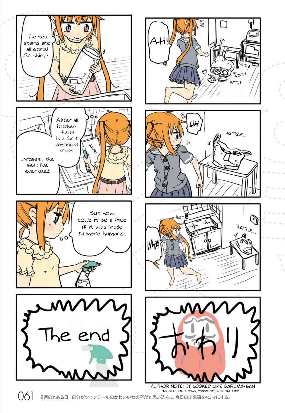 Page 2 Chapter 6 Jibun ga Twintail no Kawaii Onnanoko da to Omoikonde, Kyou no Dekigoto wo 4koma ni Suru