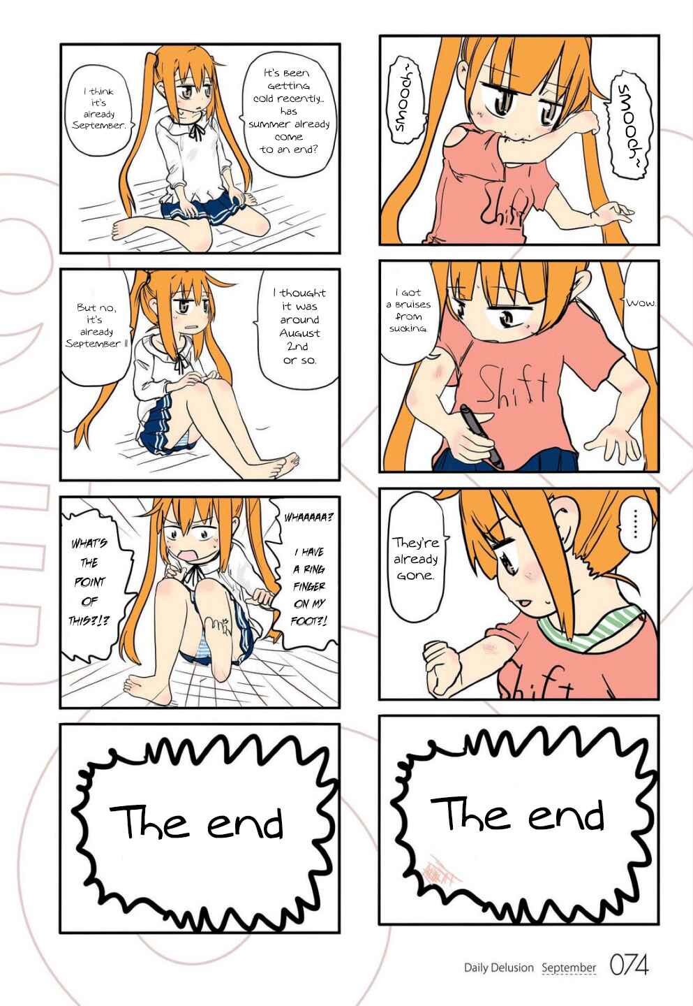 Page 6 Chapter 7 Jibun ga Twintail no Kawaii Onnanoko da to Omoikonde, Kyou no Dekigoto wo 4koma ni Suru