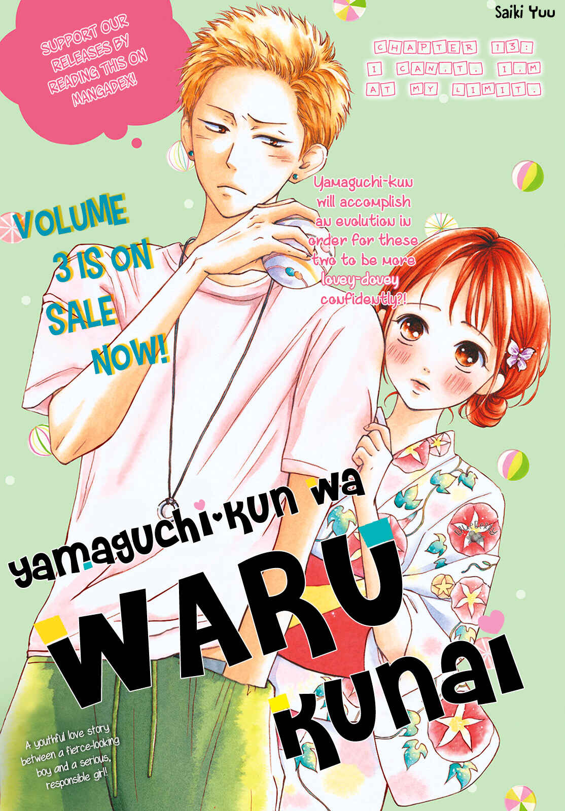 Page 3 Chapter 13 Yamaguchi-kun wa Warukunai