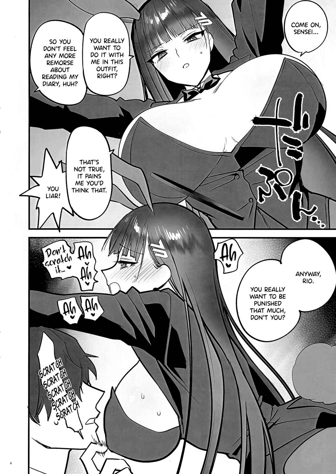 Page 4 Chapter Unknown_6b31 Blue Archive - Rakukaki Vol. 11 (Doujinshi)
