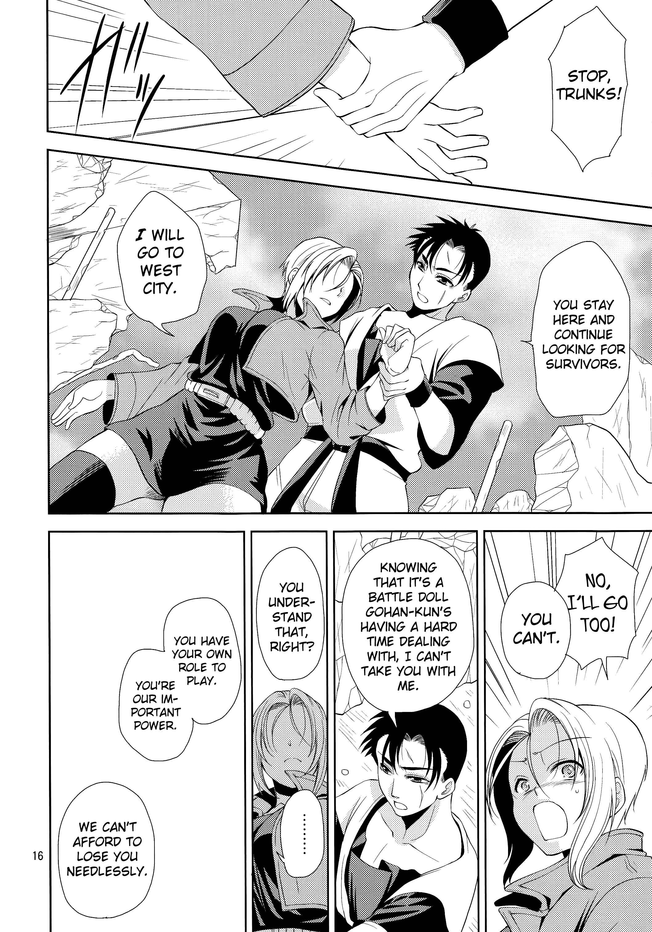 Page 16 Chapter Unknown_37a8 Dragonball Z - Soshite Boku Wa Sono Suisen Ni Miirareta. (Doujinshi)