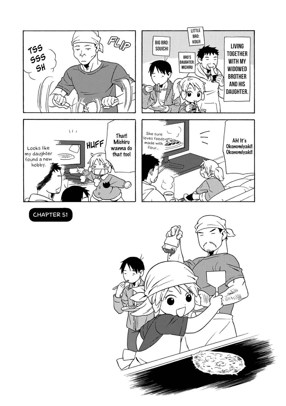 Page 1 Chapter 51 Chichi to Hige-Gorilla to Watashi