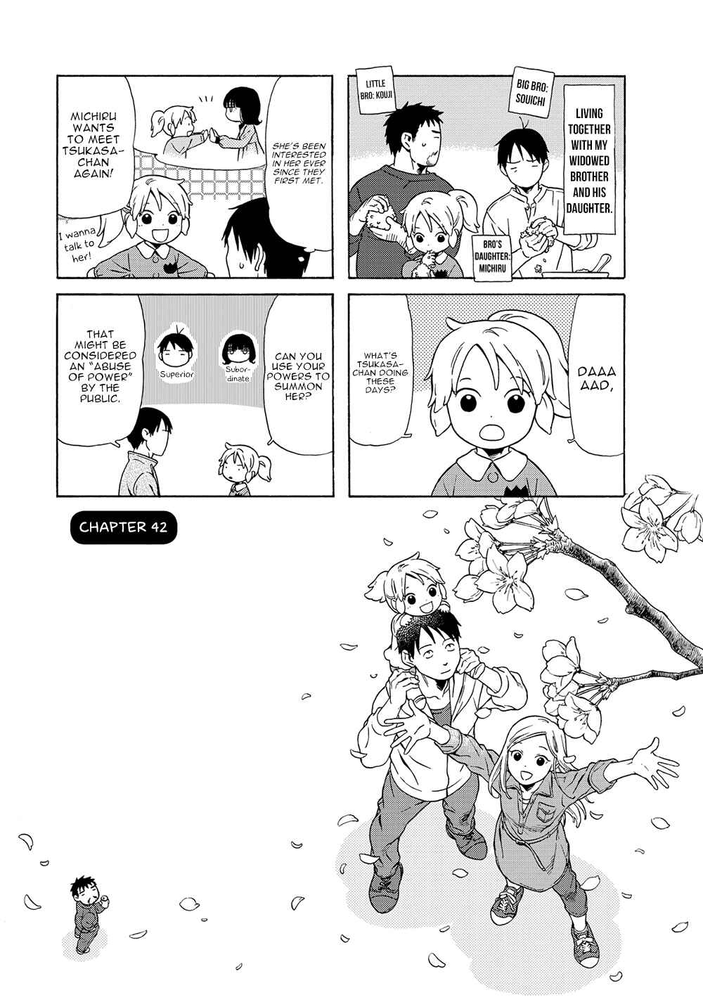 Page 1 Chapter 42 Chichi to Hige-Gorilla to Watashi