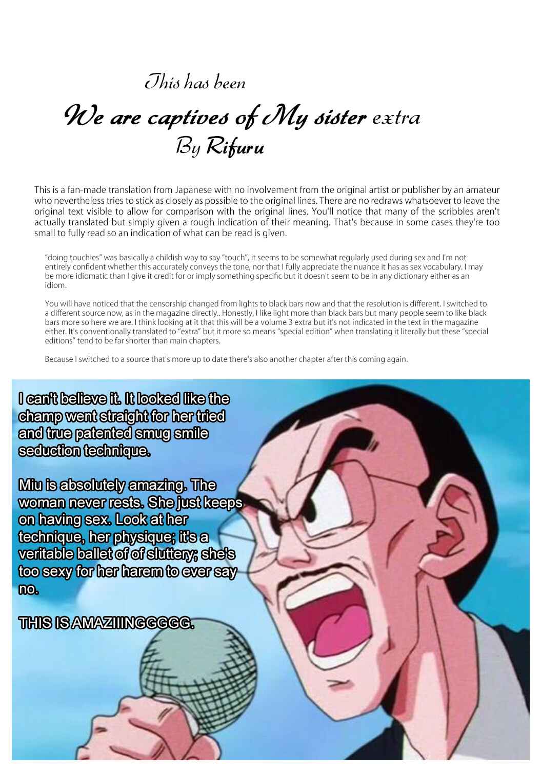 Page 12 Chapter 8.5 Boku-tachi wa Onee-chan no Toriko