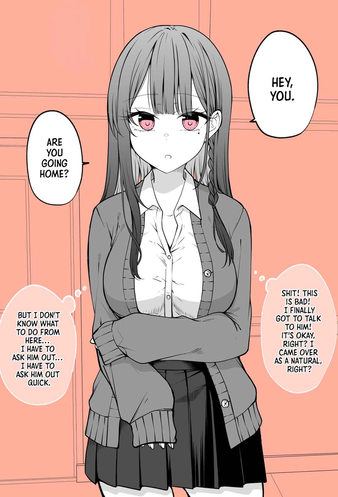 Page 1 Chapter 1 Mechamecha Kininatteru Gyaru ga Nanka Yabee Kanji ni Natteku Yatsu