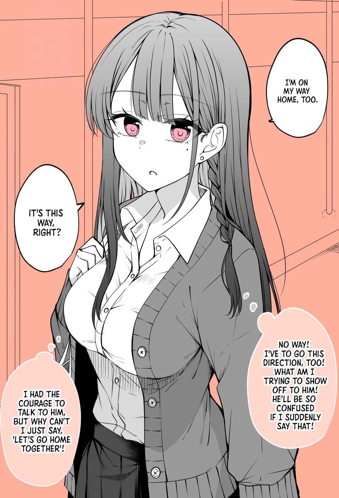 Page 1 Chapter 2 Mechamecha Kininatteru Gyaru ga Nanka Yabee Kanji ni Natteku Yatsu