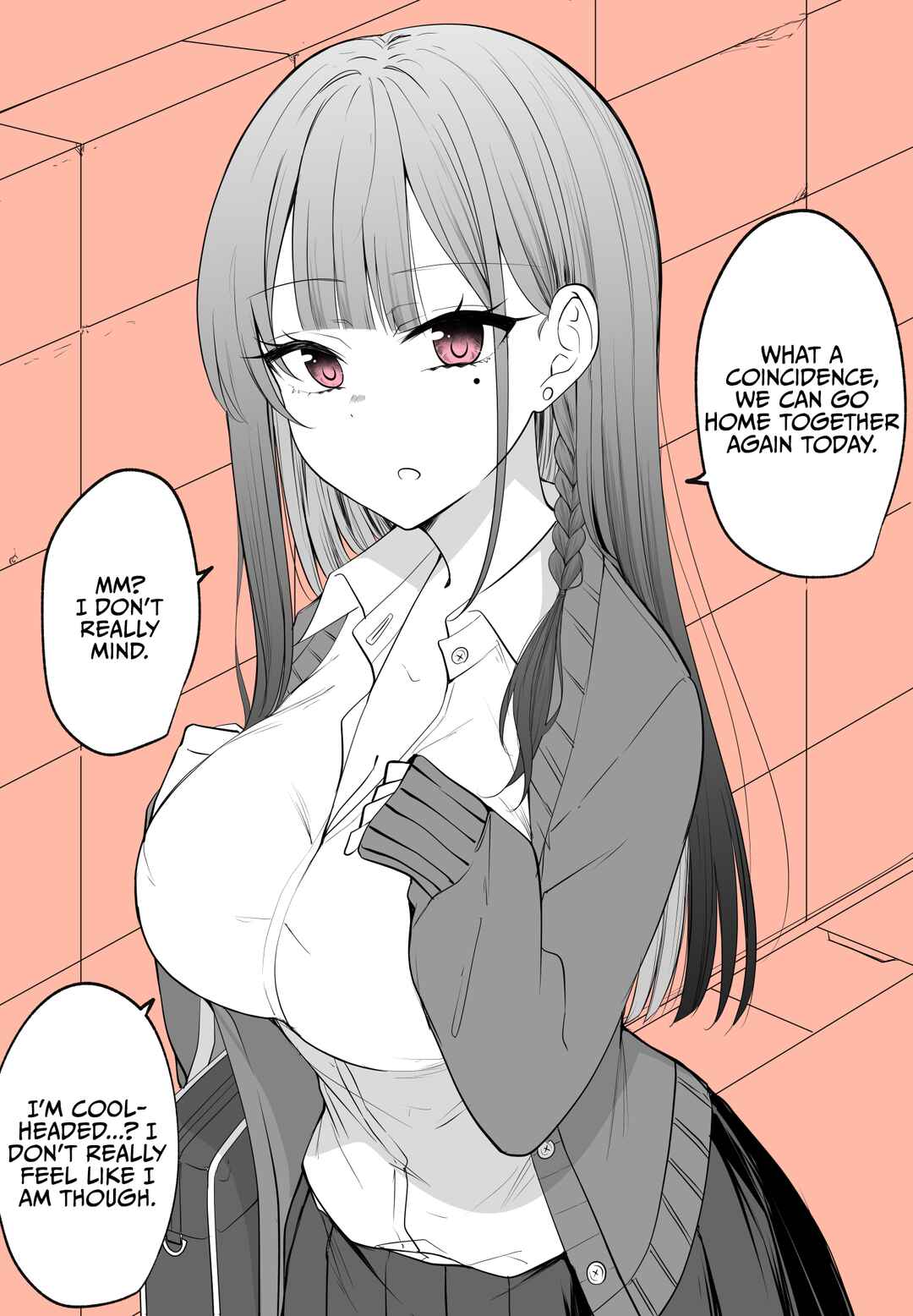 Page 1 Chapter 25 Mechamecha Kininatteru Gyaru ga Nanka Yabee Kanji ni Natteku Yatsu