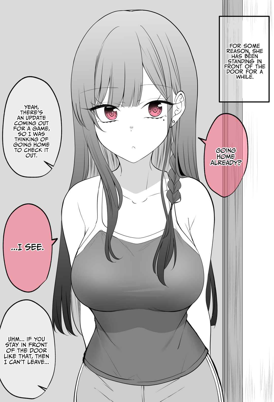 Page 1 Chapter 90 Mechamecha Kininatteru Gyaru ga Nanka Yabee Kanji ni Natteku Yatsu