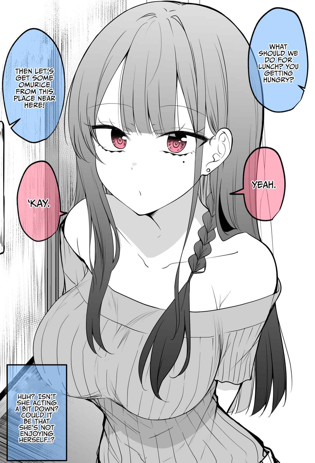 Page 1 Chapter 89 Mechamecha Kininatteru Gyaru ga Nanka Yabee Kanji ni Natteku Yatsu
