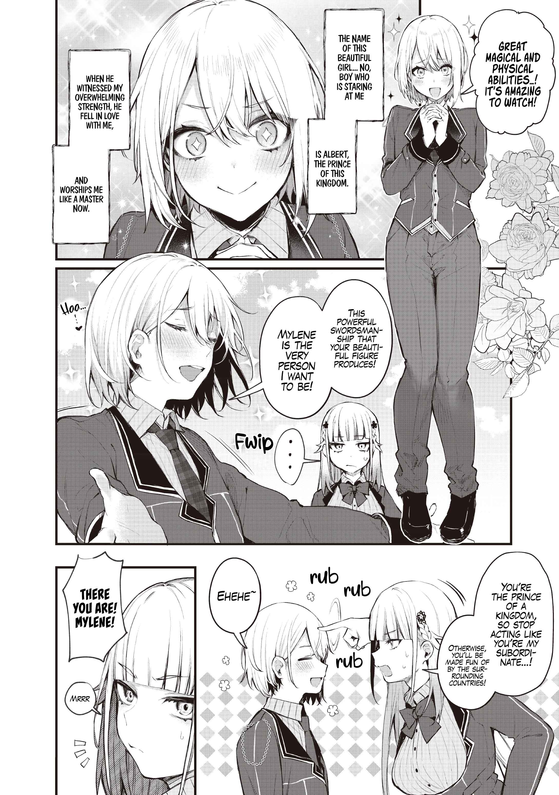 Page 3 Chapter 0.1 Savage Fang Ojou-sama: Shijou Saikyou no Youhei wa Shijou Saikyou no Bougyaku Reijou to Natte Nidome no Sekai o Musou suru