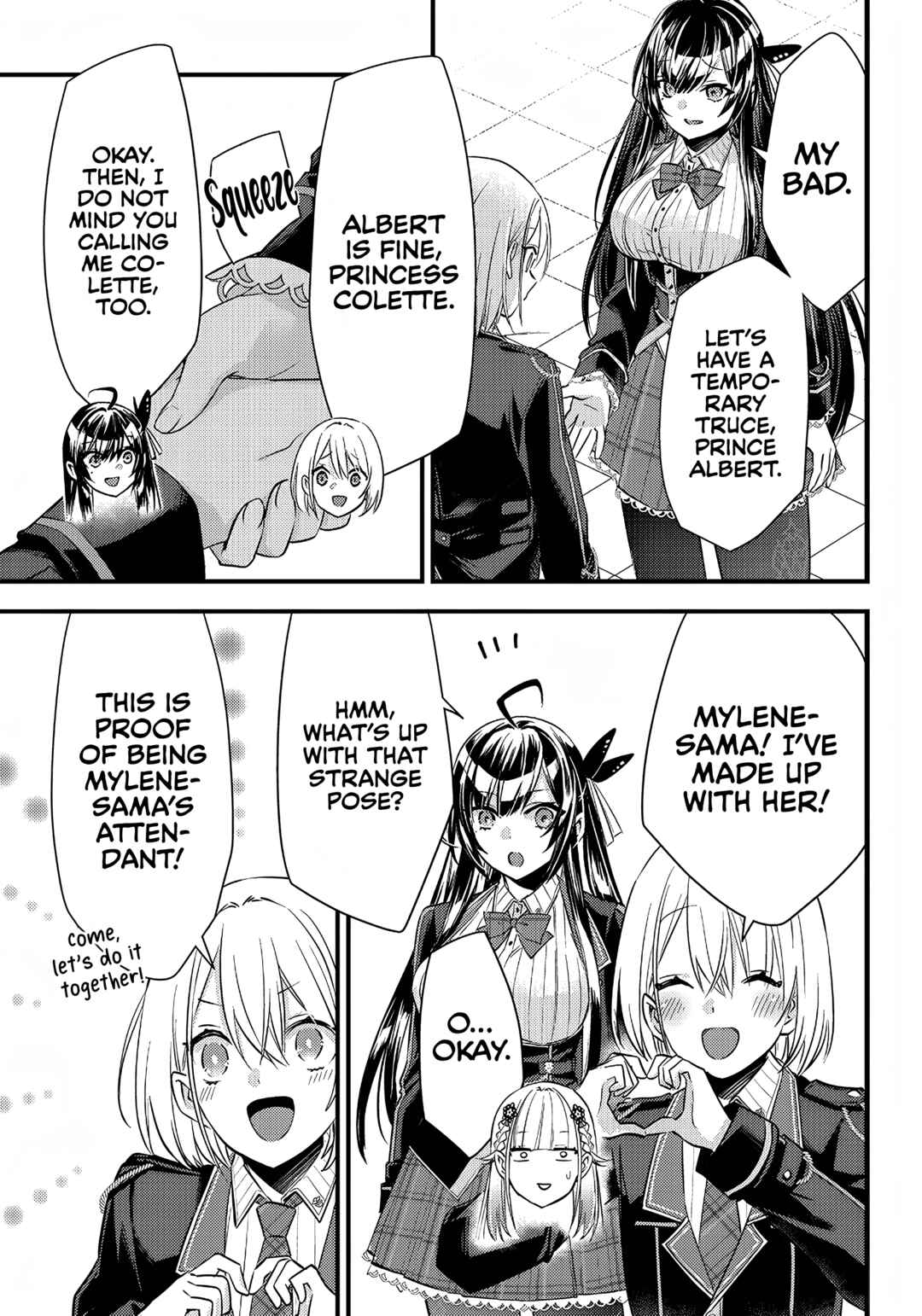 Page 19 Chapter 10 Savage Fang Ojou-sama: Shijou Saikyou no Youhei wa Shijou Saikyou no Bougyaku Reijou to Natte Nidome no Sekai o Musou suru