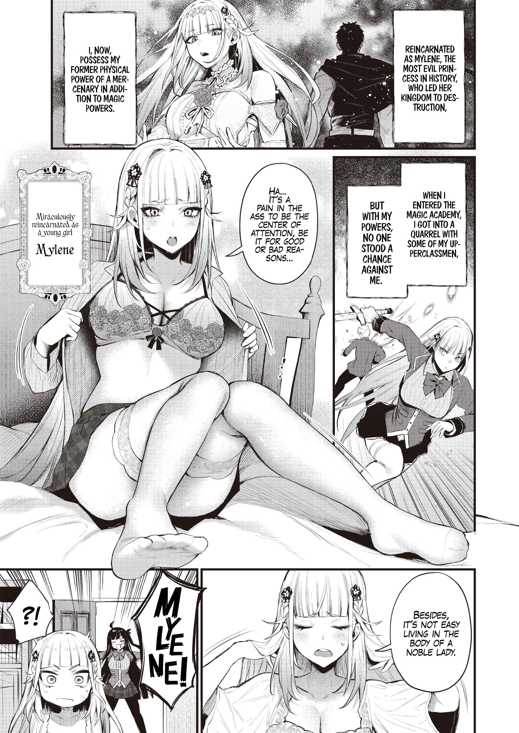 Page 2 Chapter 0.2 Savage Fang Ojou-sama: Shijou Saikyou no Youhei wa Shijou Saikyou no Bougyaku Reijou to Natte Nidome no Sekai o Musou suru
