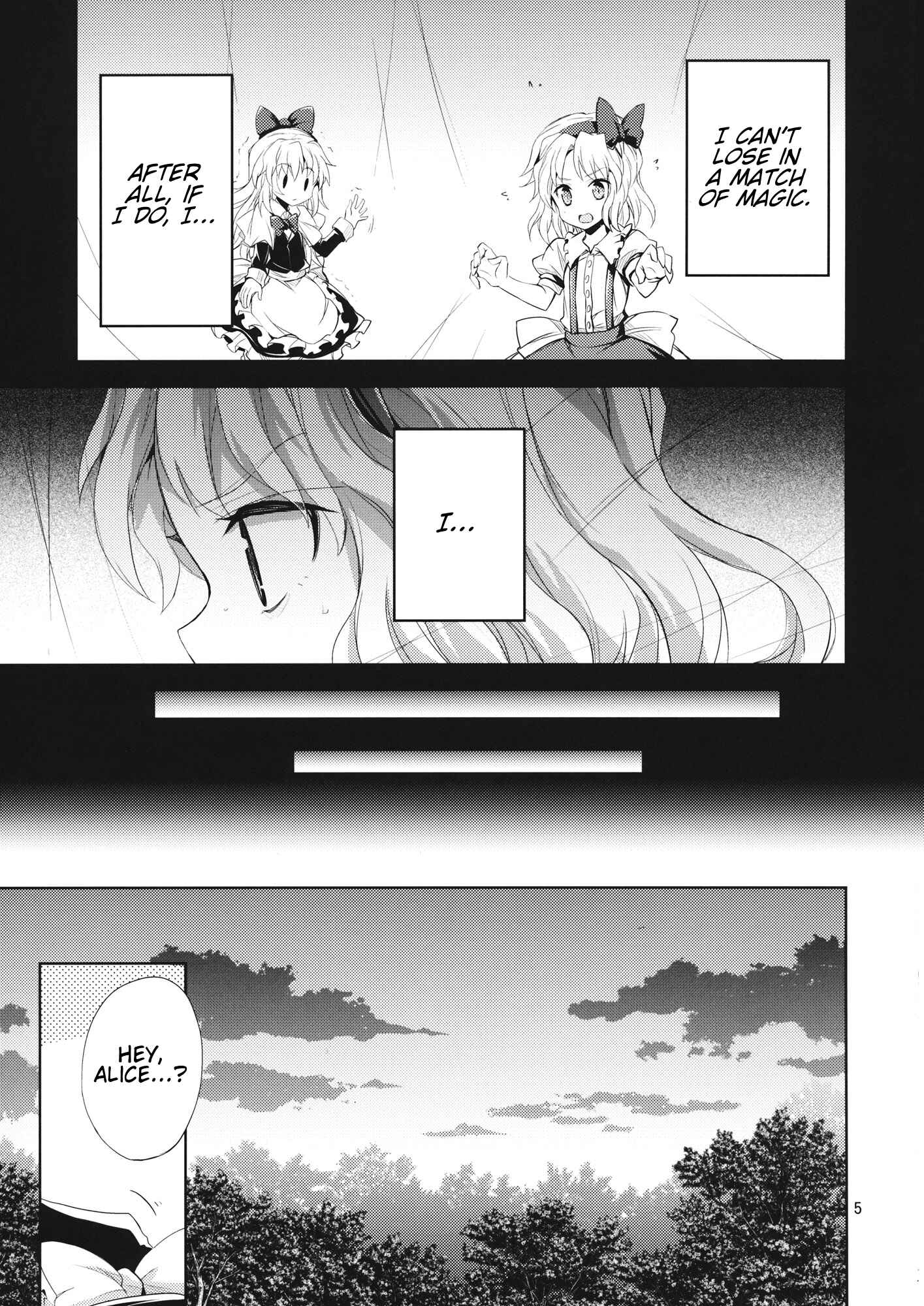 Page 4 Chapter Unknown_aa4b Touhou - Alice of Twilight (Doujinshi)