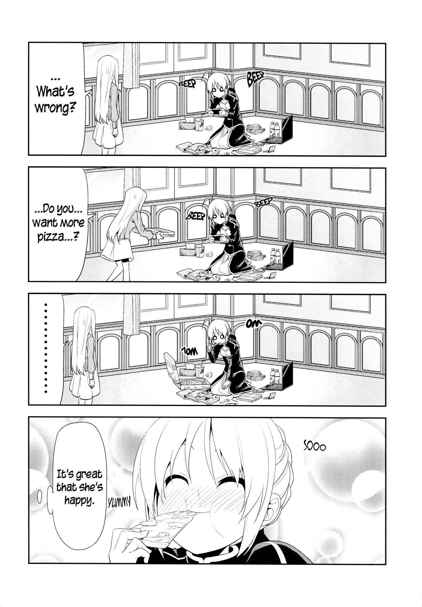 Page 19 Chapter Unknown_9fae Fate/Zero - Fubin Sugiru Zero Saber ga Ijikeru (Doujinshi)