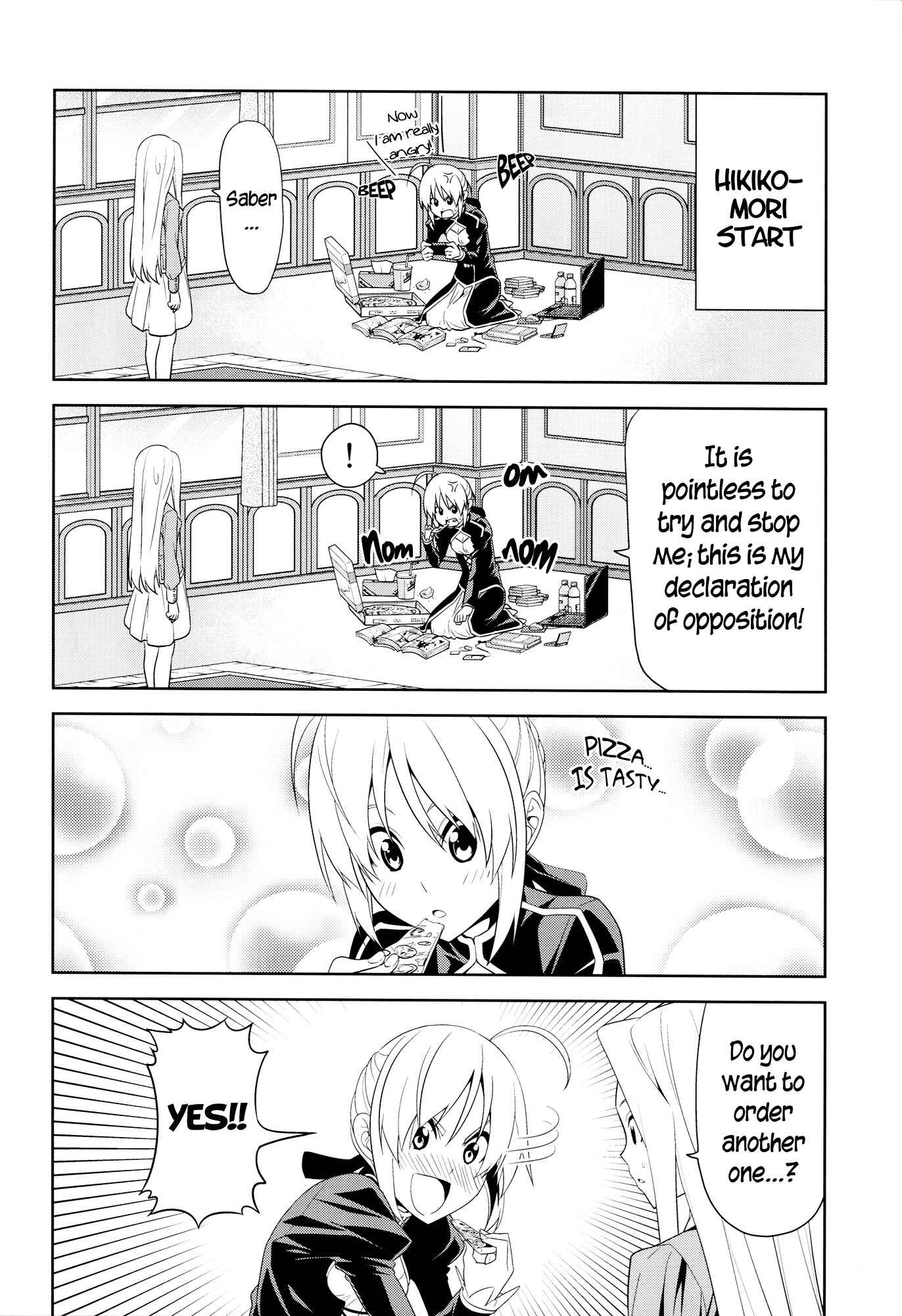 Page 5 Chapter Unknown_9fae Fate/Zero - Fubin Sugiru Zero Saber ga Ijikeru (Doujinshi)