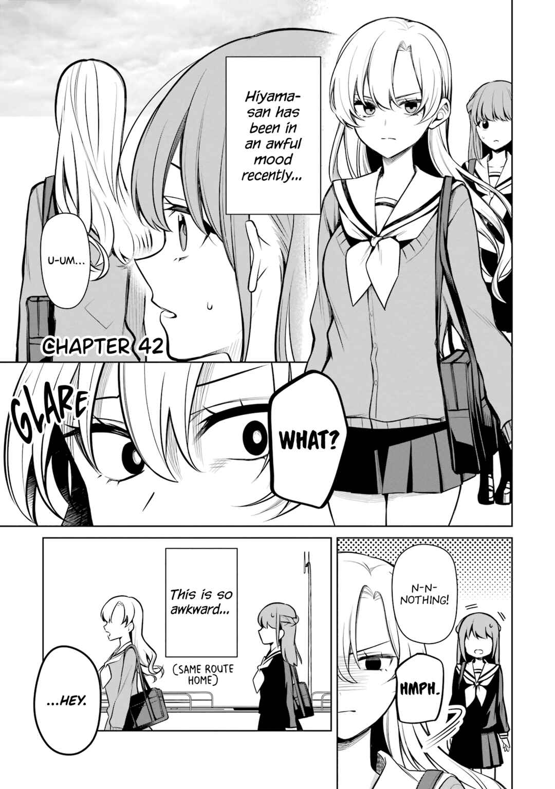 Page 1 Chapter 42 Shoujo Manga Protagonist x Rival-San (Serialization)