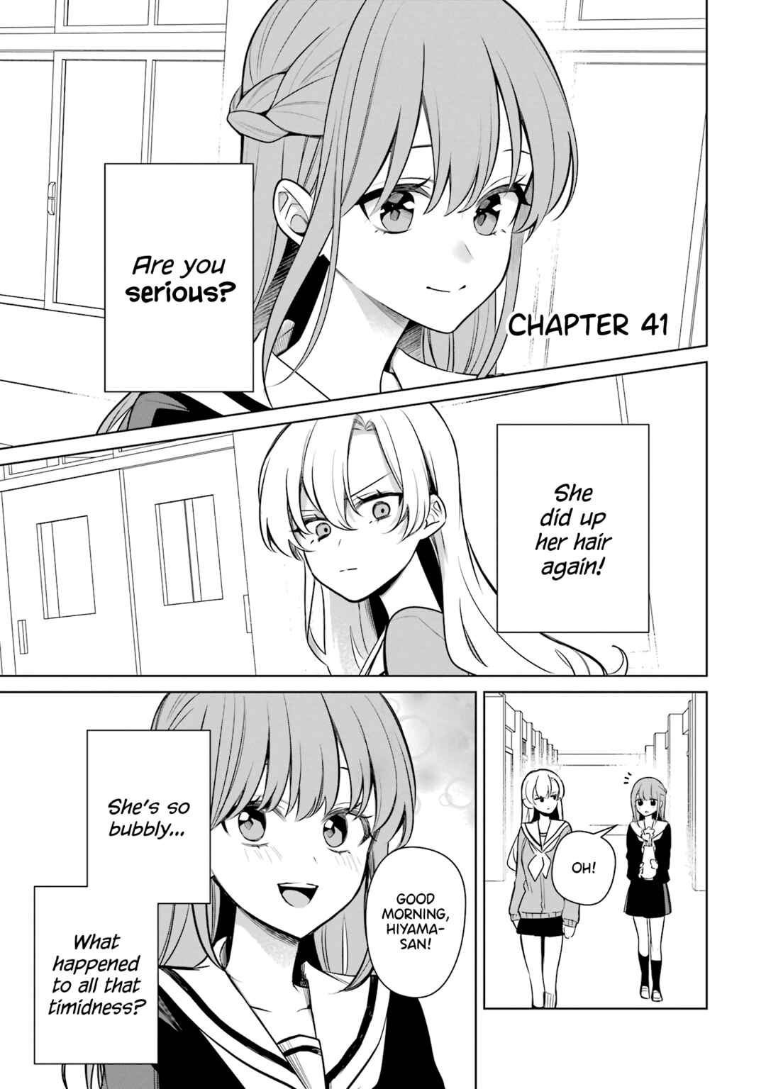 Page 1 Chapter 41 Shoujo Manga Protagonist x Rival-San (Serialization)