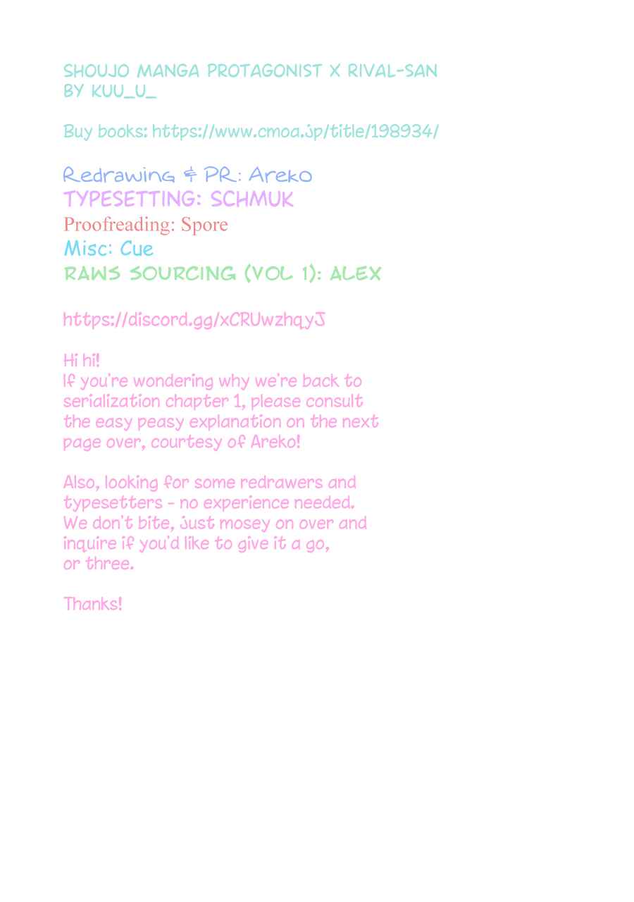Page 20 Chapter 11 Shoujo Manga Protagonist x Rival-San (Serialization)